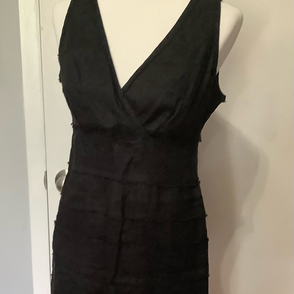 Talbots Sleeveless Black Summer Dress